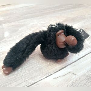 Kipling Black Monkey Keychain "Davina" Authentic Bag Charm